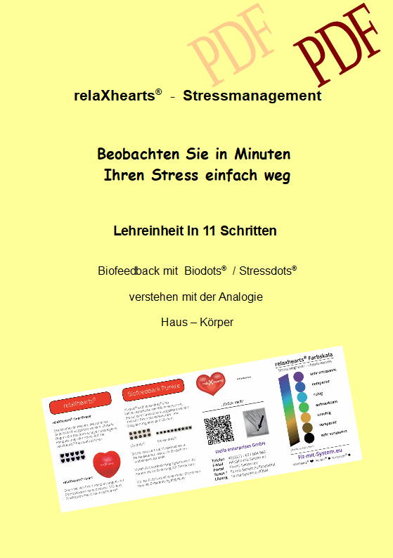 relaXhearts® / Biodot® teaching unit as PDF / e-book
